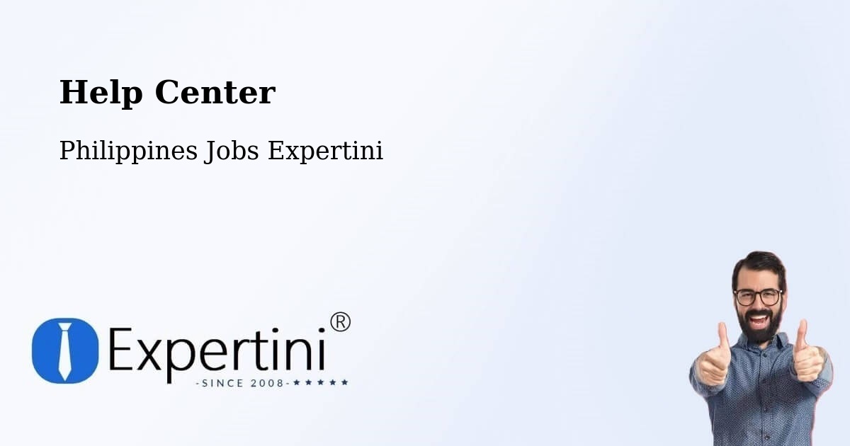 Help Center - Philippines Jobs Expertini
